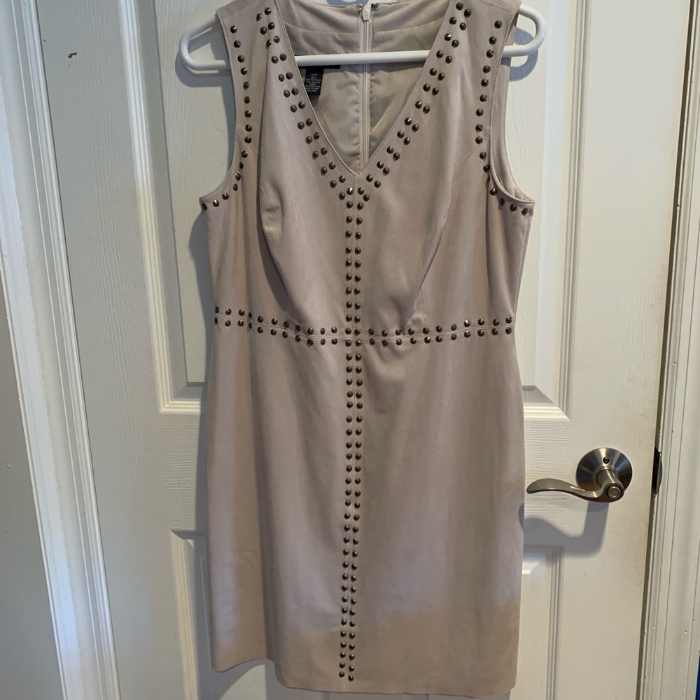 INC Faux Suede Dress